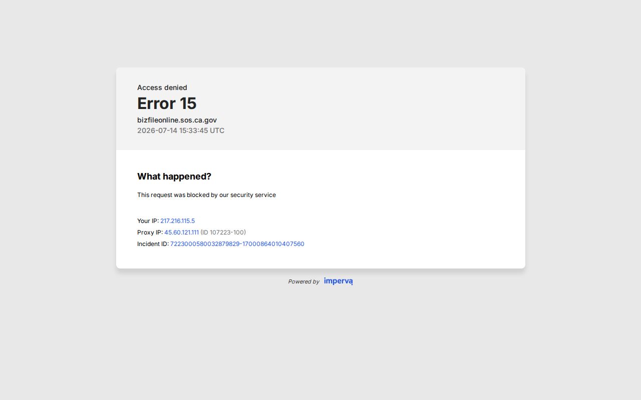 Los Angeles people search with California business filings